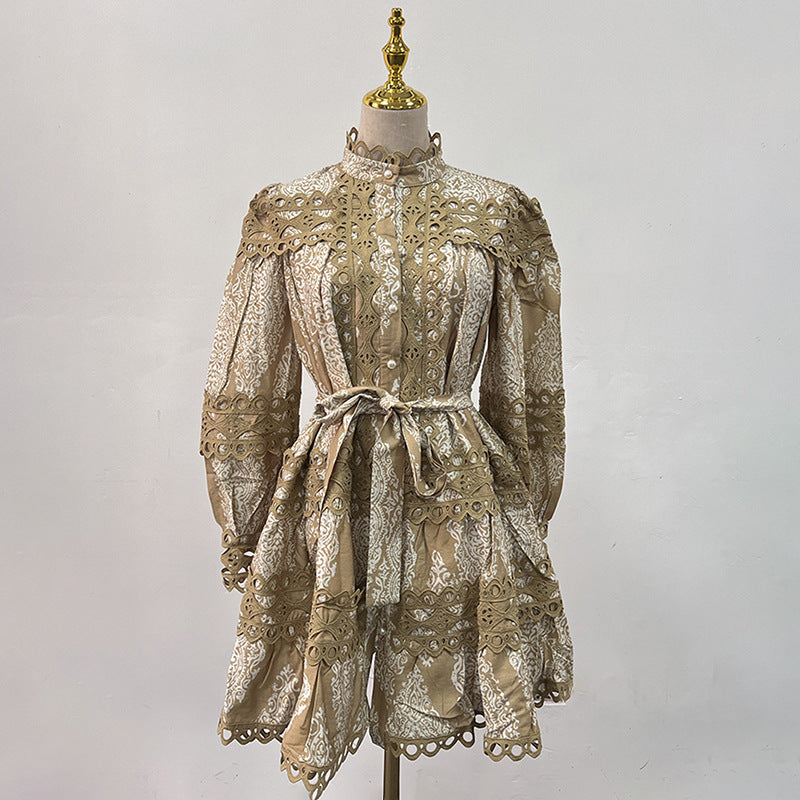 Women Spring Long Sleeve Vintage Australia Holiday Dress