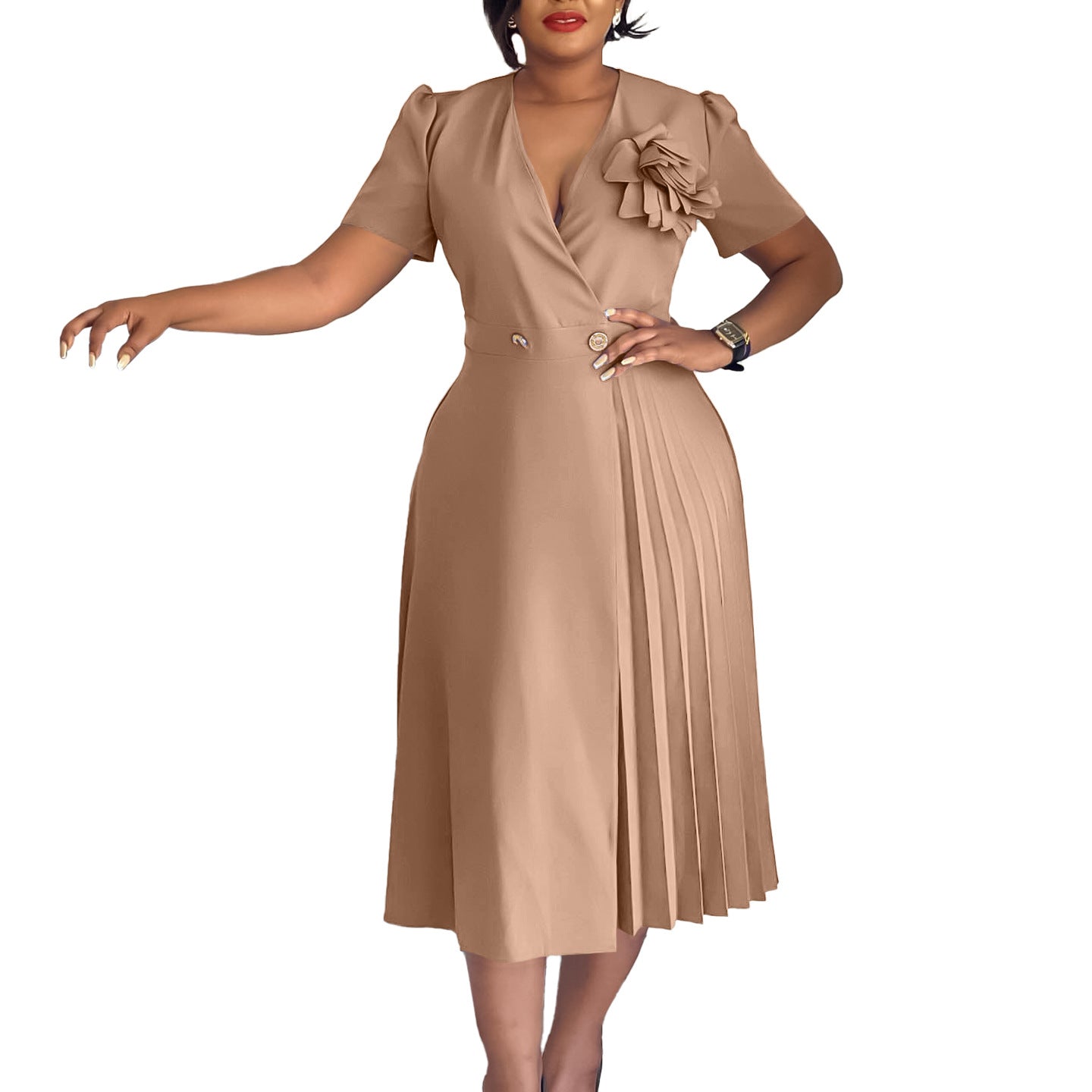 Khaki Corsage