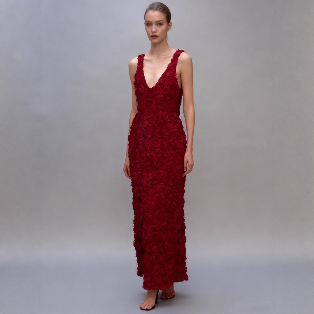 Vestido de otoño dulce y picante para mujer, estilo socialité, tipo chaleco con cuello en V