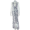 Gray Snake Print