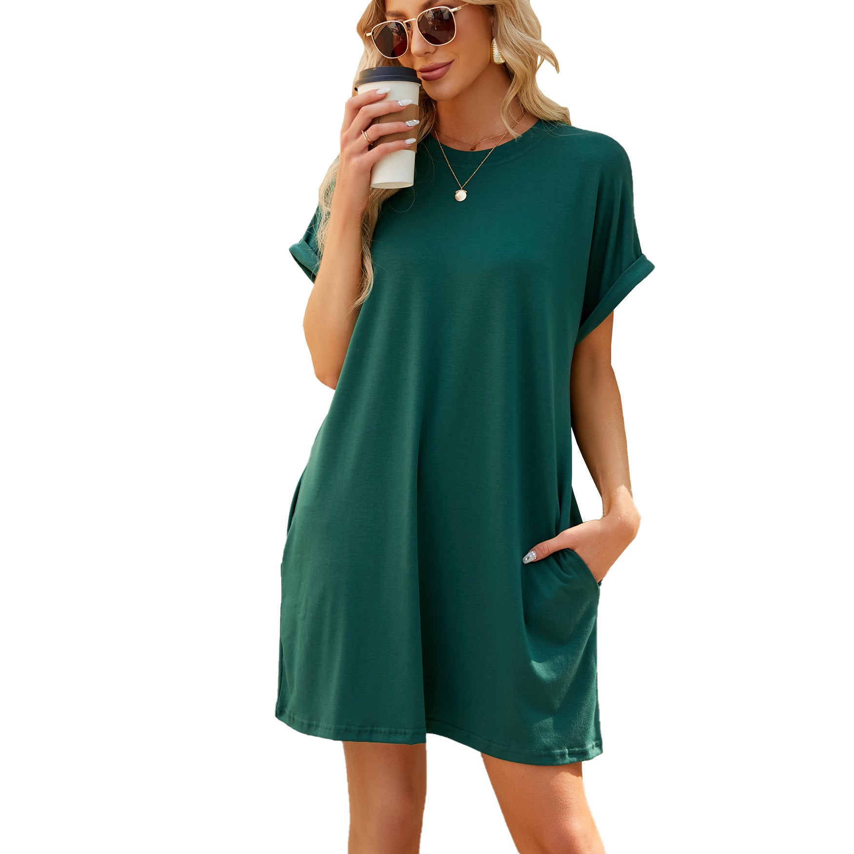 blackish green