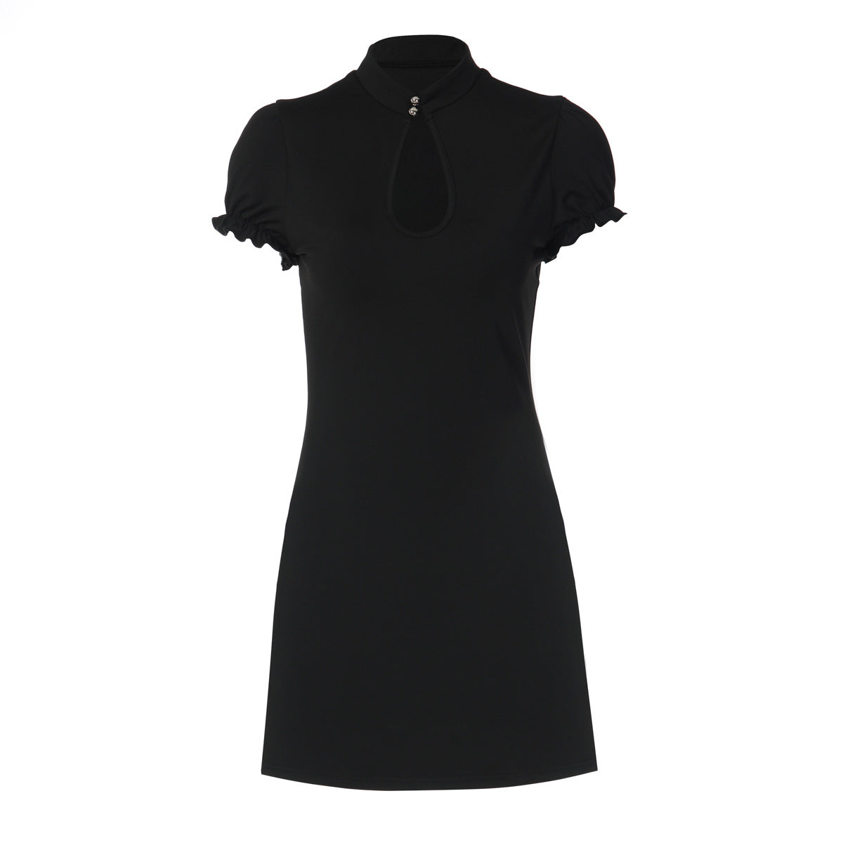 Robe fourreau sexy française pour boîte de nuit, printemps, femme, sexy, amincissante, manches courtes