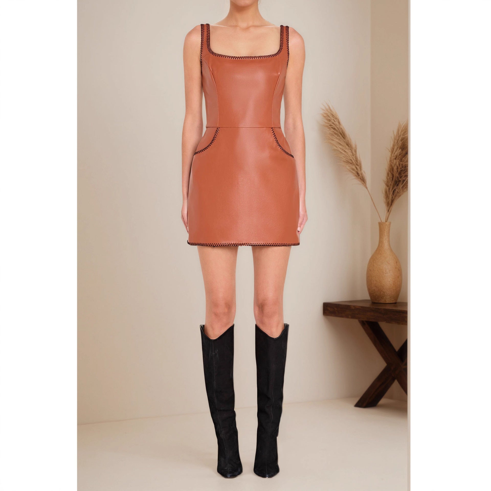 Sugar Brown European and American U Size S, Non-Chinese Code