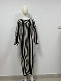 Black Apricot Stripes
