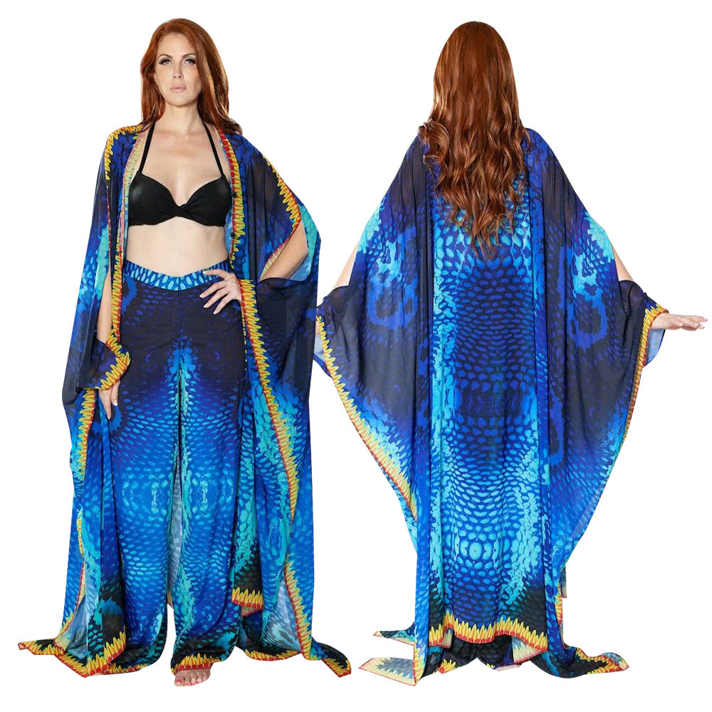 Blue with Snake Texture
