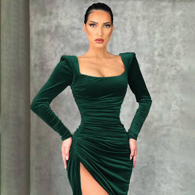 blackish green