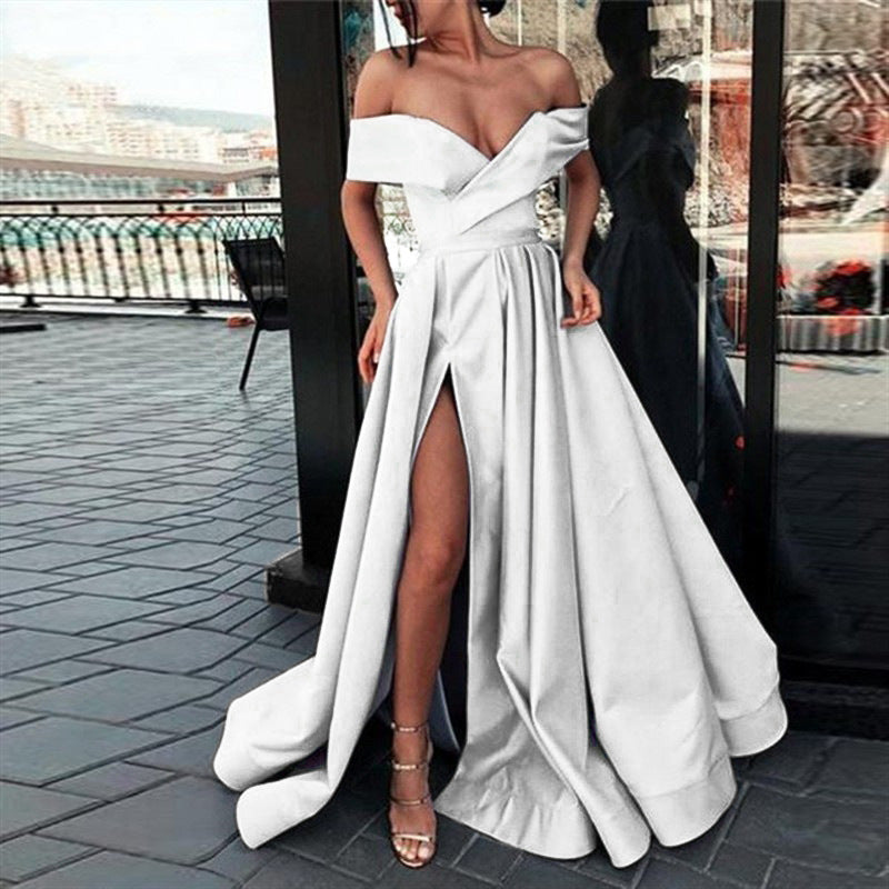 Women Dress Dress Summer Dress Deep V Plunge neck Satin Multicolor Dress